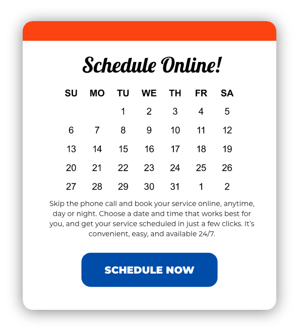 village scheduler button image